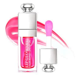 GECOMO Moisturizing Lip Oil,No-Sticky Gloss Balm Care,Fruit Flavoured Oil for Dry Lip's Hydrating and Nourishing (007#Raspberry) 0.2 OZ