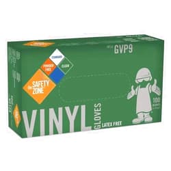 The Safety Zone Safety Zone GVP9-XL-HH Powder Free Clear Vinyl Gloves