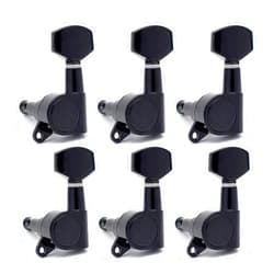 ZYZYZY Tuner Machine Head 6R 6L 3R3L Guitar Tuning Pegs Tuners Machine Heads for Acoustic Electric Guitar Black (Color : 6L)