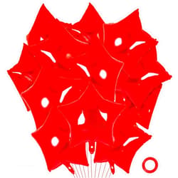 YOTHORN 20 Pcs Star Balloons,18 Inch Red Star Foil Balloons,Stars Shaped Balloon Mylar Helium Balloon for Birthday Party Anniversary Wedding Baby Shower Decorations (Red)