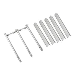 Grilling Corner Repair Kit 7636 69787 for Weber Spirit 300 Series，Spirit E310 S310 E320 S320 E330 S330 SP-330 Replacement Parts (Stainless Steel Burner and Stainless Flavorizer Bars)