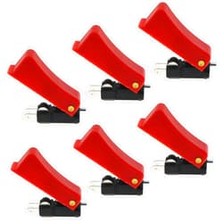 LUORNG 6PCS Torch Trigger Switch High Sensitivity Trigger Switch Red and Black for 15AK 24KD 36KD Model MIG Torches