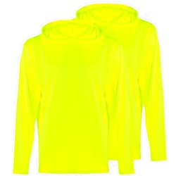 ProtectX High Visibility Sun Protection Lightweight Long Sleeve Hoodie, UPF 50+ Quick-Dry, SPF UV Shirt, Active Wear