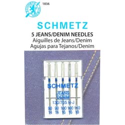 SCHMETZ Jeans (130705 H-J) Household Sewing Machine Needles - Carded - Assortment