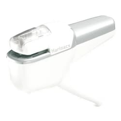 Kokuyo Stapleless Stapler, Harinacs Handheld Staple-Free, Up to 10 Sheets No Staple Binding, Portable Compact Holeless Stapler, Pale White, Japan Import (SLN-MSH110PW)