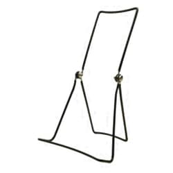 GIBSON HOLDERS Three Wire Display Stand for Books, Kitchenware, Electronics, Artwork & More; Set of 2 DCW - Black
