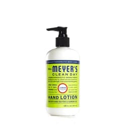 MRS. MEYER'S CLEAN DAY Hand Lotion, Long-Lasting, Non-Greasy Moisturizer, Cruelty Free Formula, Lemon Verbena Scent, 12 Oz