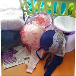 WashGuard Bra Wash Bags for Laundry - Double Layer Mesh Wash Bags Protects Expensive Bras in The Washer - No More Snags, Bent Underwire or Napping - Fits One or More A - D Cups - Double Pack