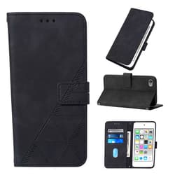 LEMAXELERS Wallet Case for iPod Touch 5, iPod Touch 7 Case with Magnetic PU Leather Flip Case with Card Holders Kickstand Case Shockproof Protection Case for iPod Touch 5 / Touch 6 Black YB2