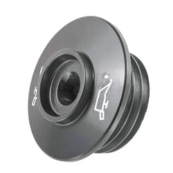 Sinkees Motorcycle Engine Oil Filler Cap M27x3 Aluminum Oil Plug for MT-07 2014-2019 for MT-10 2016-2019 for YZF R1 1998-2019 for R3 2015-2019 for R6 1999-2019 (Titanium)
