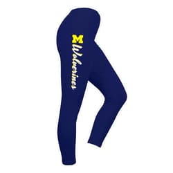 UGP Campus Apparel NCAA Mascot Script, Team Color Leggings, College, University