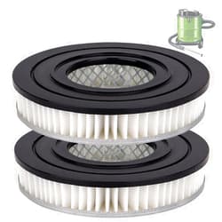 Sgizoku Vacuum Motor Filters Compatible with PowerSmith PAVC101(10 Amp Ash Vacuum) - HEPA Filter Replacement - 2 Pack