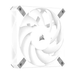 Corsair AF120 Elite, High-Performance 120mm PWM Fluid Dynamic Bearing Fan with AirGuide Technology (Low-Noise, Zero RPM Mode Support) Single Pack - White