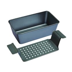 Chicago Metallic Non-Stick 2-Piece Healthy Meatloaf Set, Grey