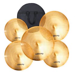 Eddaray Low Volume Cymbal Pack, Mute Cymbal Set 14'Hihats Pair+16