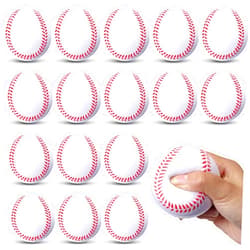 Wettarn 36 Pieces Foam Training Baseballs PU Softballs Practice Baseballs 2.7 Inches Teenager Balls Soft Balls for Kids Youth Boys Girls Sports Indoor Outdoor Supplies