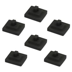 Adabuing 826885 Stove Grate Rubber Feet Replacement for Wolf CG Series Gas Cooktop Range Burner Grate Pad Rubber Support Bumpers Parts, Fit for Wolf Cooktop CG304T/S CG304P/S CG365P/S CG365T/S (6 Pack)