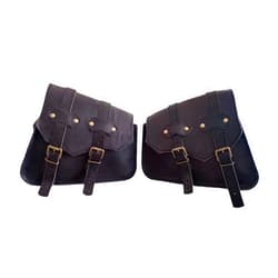 GORRIES LEATHER Saddle Bags Motorcycles Dirt Bike Powersports Moped accessories Leather Dual sport Motorcycle Two Saddle Bag Handmade Panniers Luggage Left Right Two Side Vintage Luggage Tool Pouch