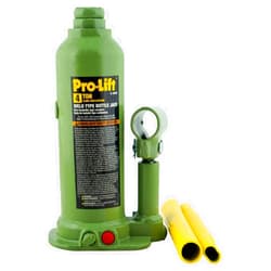 Pro-Lift Welded Bottle Jack 4 Ton - (8,000 Lbs) Capacity Hydraulic Lifting with Side Pump Two-Piece Handle
