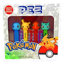 Pez Pokemon Candy and Dispensers Gift Set – Pikachu, Charmander, Bulbasaur, Squirtle