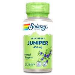 SOLARAY Juniper Berry 450 mg | Healthy Digestion, Cleansing & Water Balance Support | Antioxidant Activity | 100 VegCaps
