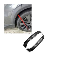NRHYMBES Compatible for Ford Compatible for Edge Endura CD539 MK2 2015~2022 2021 Car Mud Flap Special Rear Door Rear Wheel Modification Mudguard(Bright Black)