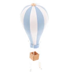 Cape Fish Cards and Souvenirs Hanging Textile Baby Blue Hot Air Balloon Kid Nursery Children Room Decor Baby Shower Gift Large 12 in