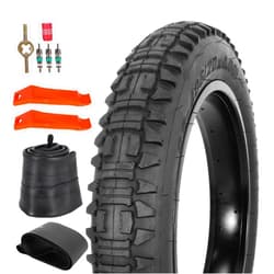 WEIYINGSI Heavy Duty 20/26x4 E-Bike Fat Tires High-Performance Wear-Resistant 20/26X4.0 Fat Tire and Tube Sets for 20/26 Inch E-Bike Mountain Snow Bike Tire - 1/2Pack