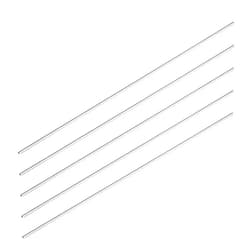 Eowpower 5 Pieces 304 Stainless Steel Round Capillary Metal Tube Tubing Pipe 3 X 2 mm, OD x ID Length 30 cm