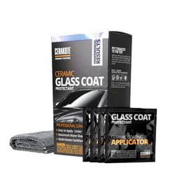 CERAKOTE® Ceramic Glass Coat Protectant - Hydrophobic Automotive Rain Repellant, Long-Lasting and Durable Ceramic Coating, Quick and Easy Application