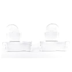 Yavzevlqi 2 PCS Gimbal Camera Holder Buckle RC Drone Camera Gimbal Lock Protector Clamp Transparent Lens Filter Clamp Lock Clip for DJI Mavic Pro Drone Quadcopter Accessory