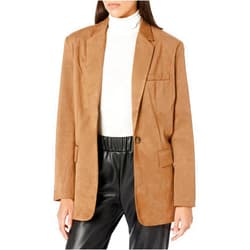 Steve Madden Apparel Women's Regular Imaan Suede Blazer