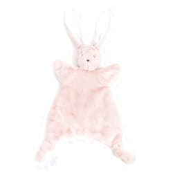 LITTLE RAWR Lovey Soft Toy, 12-Inches, Pink Bunny, Stuffed Animals for Babies, Security Blanket Toy Infants 0-6 Months, Snuggle Toy Baby Girl & Boy, Nursery Soft for Newborns