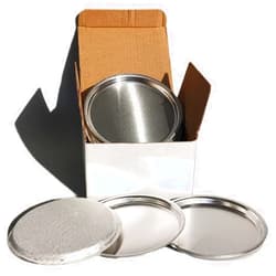 RUISHAN Aluminum Sample Pan only Suitable for RUISHAN PT Series Moisture Analyzer, Size 100mm(3.94 inch), Pack of 50.