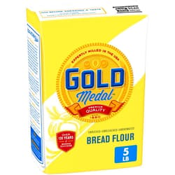 Gold Medal Premium Quality Unbleached Bread Flour, 5 lb