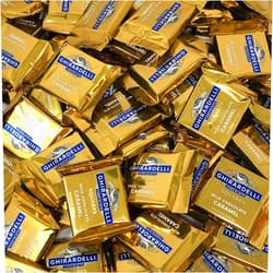 Ghirardelli Chocolate Company Ghirardelli Chocolate Squares, Milk Chocolate with Caramel Filling, Individually Wrapped, For Gifts And Special Occasions, Bulk Pack Of 2 Pounds