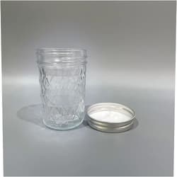 Eizamoy Mason Jars, Wide Mouth Mason Jar with Metal Lid, for Storing Dry Food, Snacks, Candies and Other DIY Projects