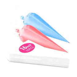 Naiircool 16 Inch Piping Bags Disposable, 50 Pcs Large Pastry Bags, Icing Bags, Cake Decorating Bags, Decorating Bags Large Piping Bags, Frosting Bags