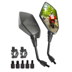 Bylikeho Bike Rear View Mirror,Motorcycle Mirror,Double Take Mirrors,Car Accessories ATV Mirror,Motorcycle Rear View Mirrors for 7/8