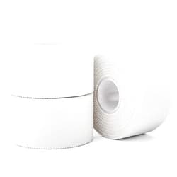 IFwevs (3 Pack) White Athletic Sports Tape, Very Strong Easy Tear No Sticky Residue Tape for Athlete & Sport Trainers & First Aid Injury Wrap,Suitable for Bats,Tennis,Gymnastics & Boxing（1.5in X 35ft）