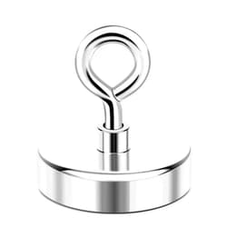 DIYMAG Strong Neodymium Fishing Magnets, 300 lbs(136 KG) Pulling Rare Earth Magnet High Power with Handle Diameter 1.97 inch(50mm) for Retrieving in River and Magnetic Fishing