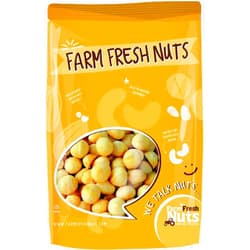 Farm Fresh Nuts Dry Roasted Macadamia Nuts Unsalted (1 Lb.) - Oven Roasted Without Oil - Vegan & Keto Friendly - Baked in Small Batches for Added Freshness - Farm Fresh Nuts Brand