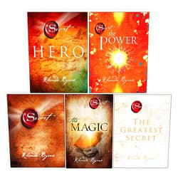 Rhonda Byrne The Secret Series 5 Books Collection Set (Hero, The Power, The Secret, The Magic [Paperback], The Greatest Secret)