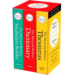 Merriam-Webster’s Everyday Language Reference Set: Includes: The Merriam-Webster Dictionary, The Merriam-Webster Thesaurus, and The Merriam-Webster Vocabulary Builder