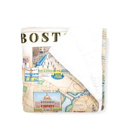 Xplorer Maps Boston City Fleece Blanket | 58