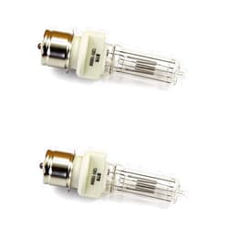ROCCER 2 pieces btr 1000W / T7 / 120V / CL / P28s 1000-Watt 120-Volt Medium Pre-focus Based Stage and Studio T7 Bulb, Clear (2 PACK)