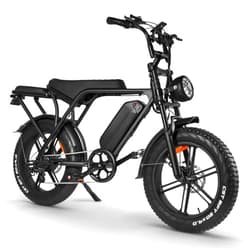 Aodigesa V8 Fat Tire Electric Bike, Electric Mountain Bike with 750W Motor 48V 15Ah Removable Larger Battery, 20'' Fat Tire, 31MPH Max Speed, Shimano 7 Speed, Electric Mountain Bike for Adults