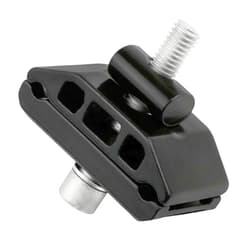 Yocimango-Rugged Aluminum Alloy MTB Bike Seatpost Head/Anti Abrasive Bicycle Seatpost Head Saddle Pipe Head/Cycling Screw Seat Tube Post Single Rod Head Parts-Black 1pcs