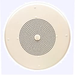 Valcom V-1220 One Way Amplified Dual Input Ceiling Speaker, 8-Inch