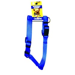 OmniPet Kwik Klip Adjustable Nylon Pet Harness, Hurricane Blue, Small